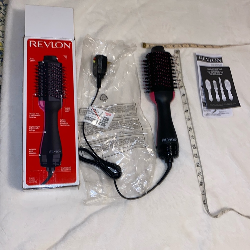 Salon One Step Hair Dryer Volumizer NWT Ceramic Ionic Tourmaline - Picture 3 of 11